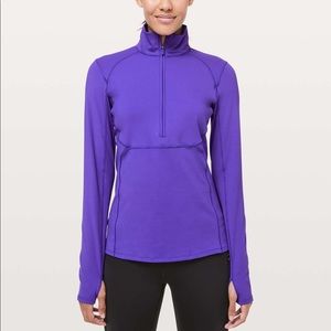 Lululemon Nulux Best Pace Half Zip in Lazurite size 6